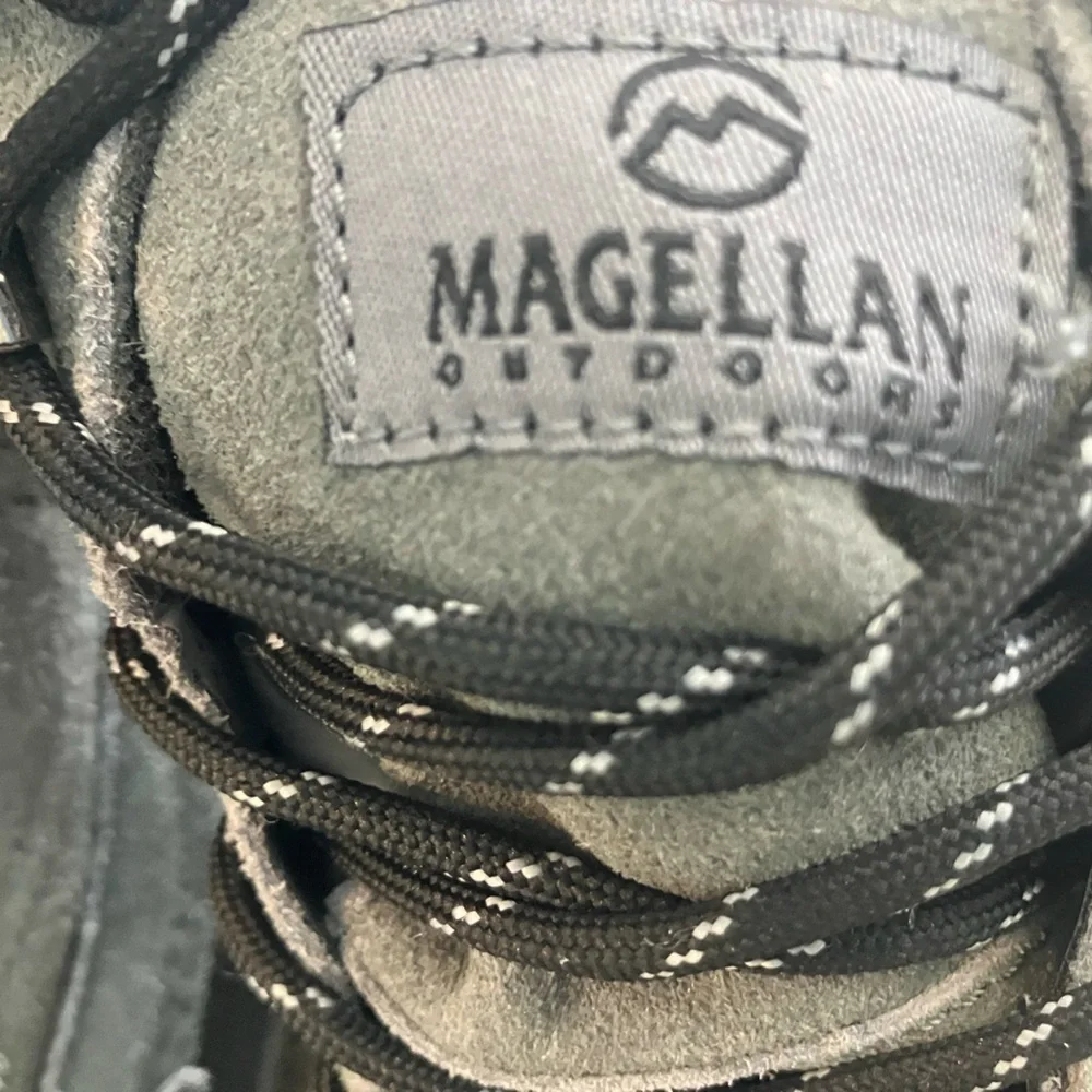 Magellan Leather Lace Up Leather Rubber Duck Boots Mens‎ Size 7D Snow Outdoors